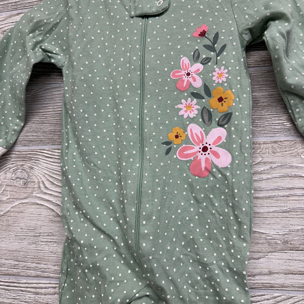 Sleeper Flowers & Dots 6-9M