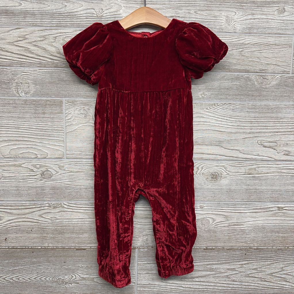 Velour Romper Jumpsuit 18M