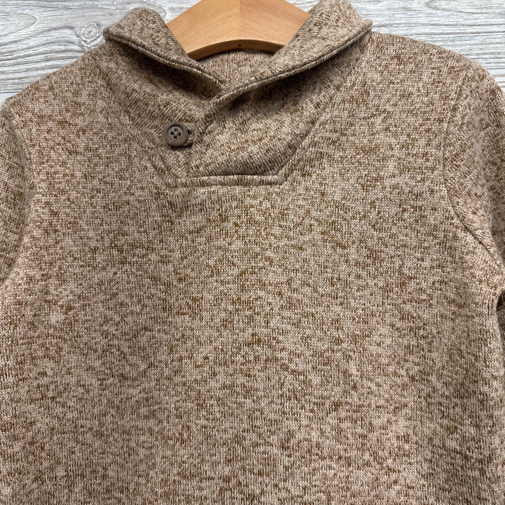 Shawl Collar Sweater Fleece Shirt 4t