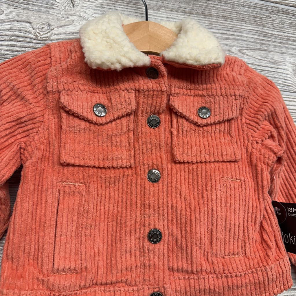 NEW Corduroy Jacket Sherpa Collar 18M