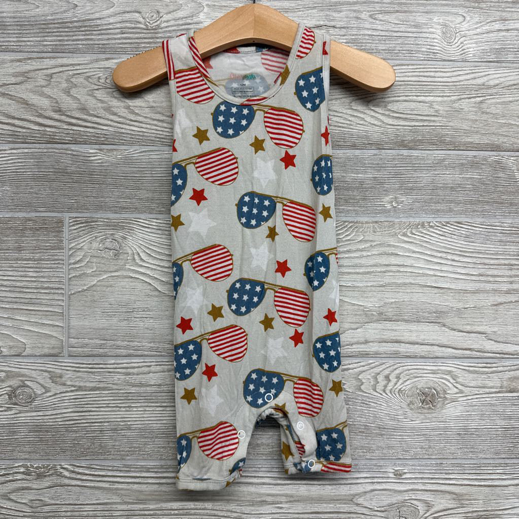 Bamboo Shorty Romper Sunglasses 12M