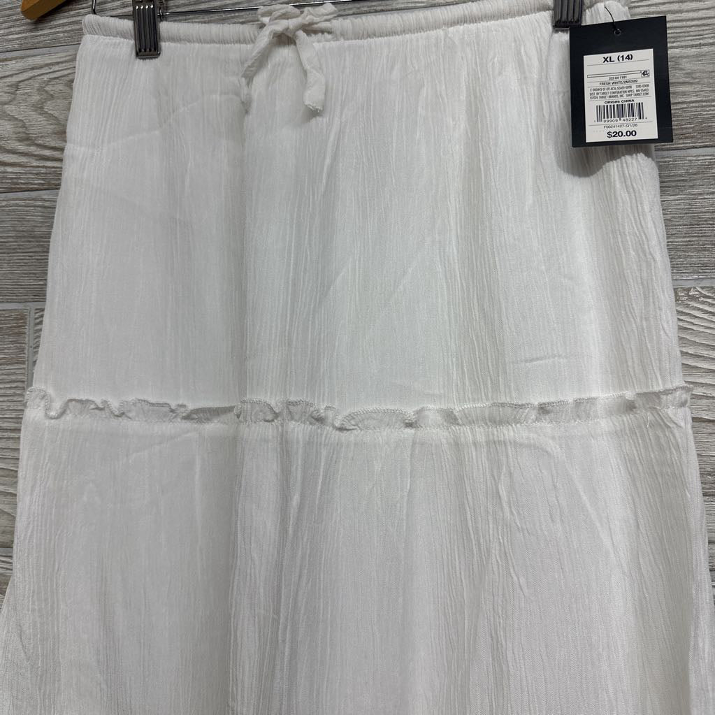 NEW Tiered Skirt Eyelet Trim 14