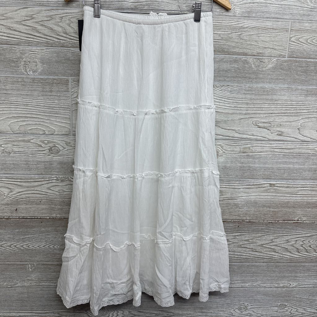 NEW Tiered Skirt Eyelet Trim 14