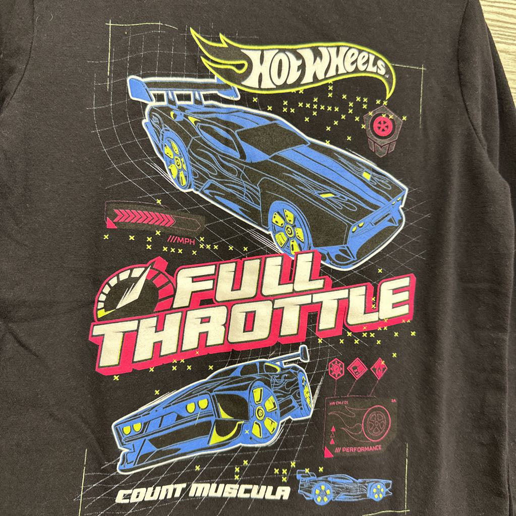 LS Shirt Full Throttle Hot Wheels 6