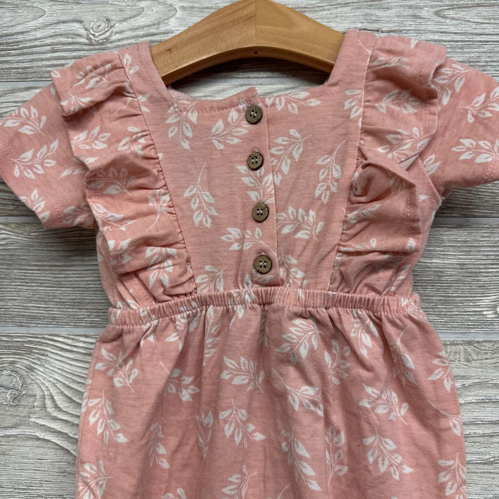 Flutter Sleeve Outfit Leaves 3-6M