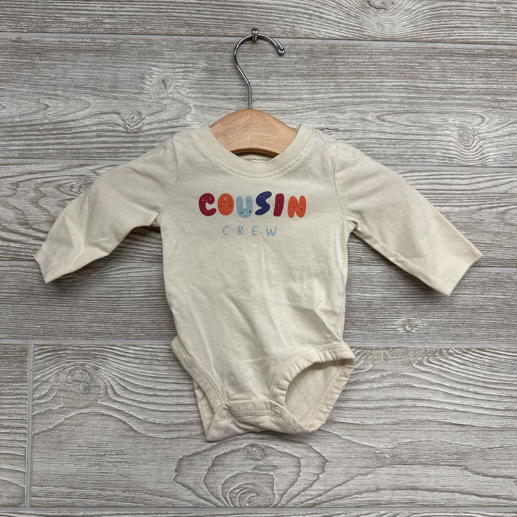 LS Bodysuit Cousin Crew NB
