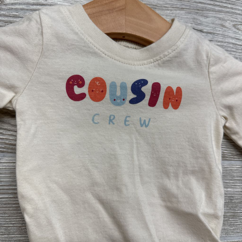 LS Bodysuit Cousin Crew NB