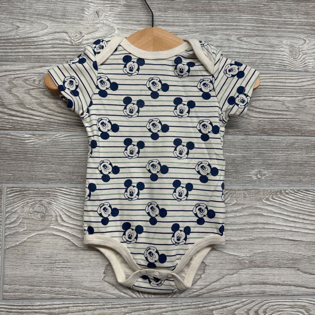 Bodysuit Stripes Mickey Mouse 6-9M