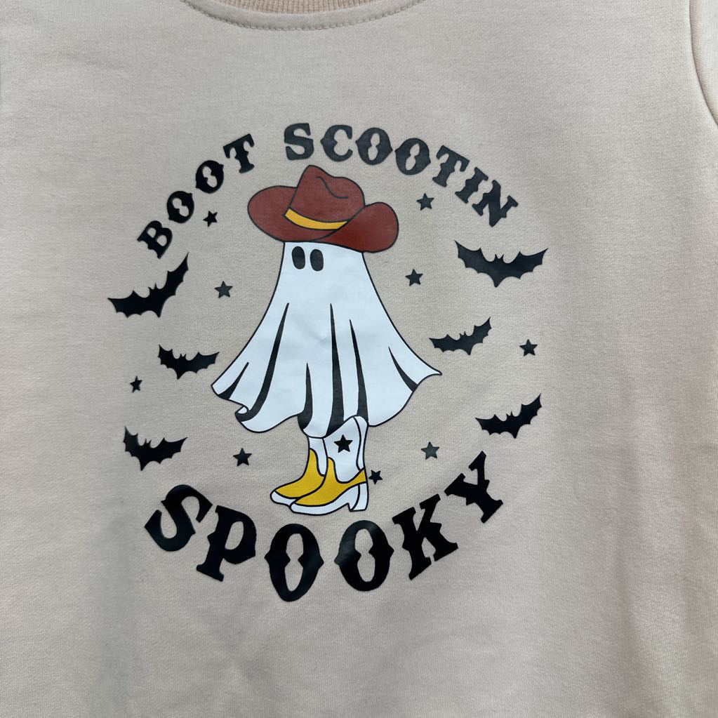 Crewneck Boot Scootin Spooky 3-4