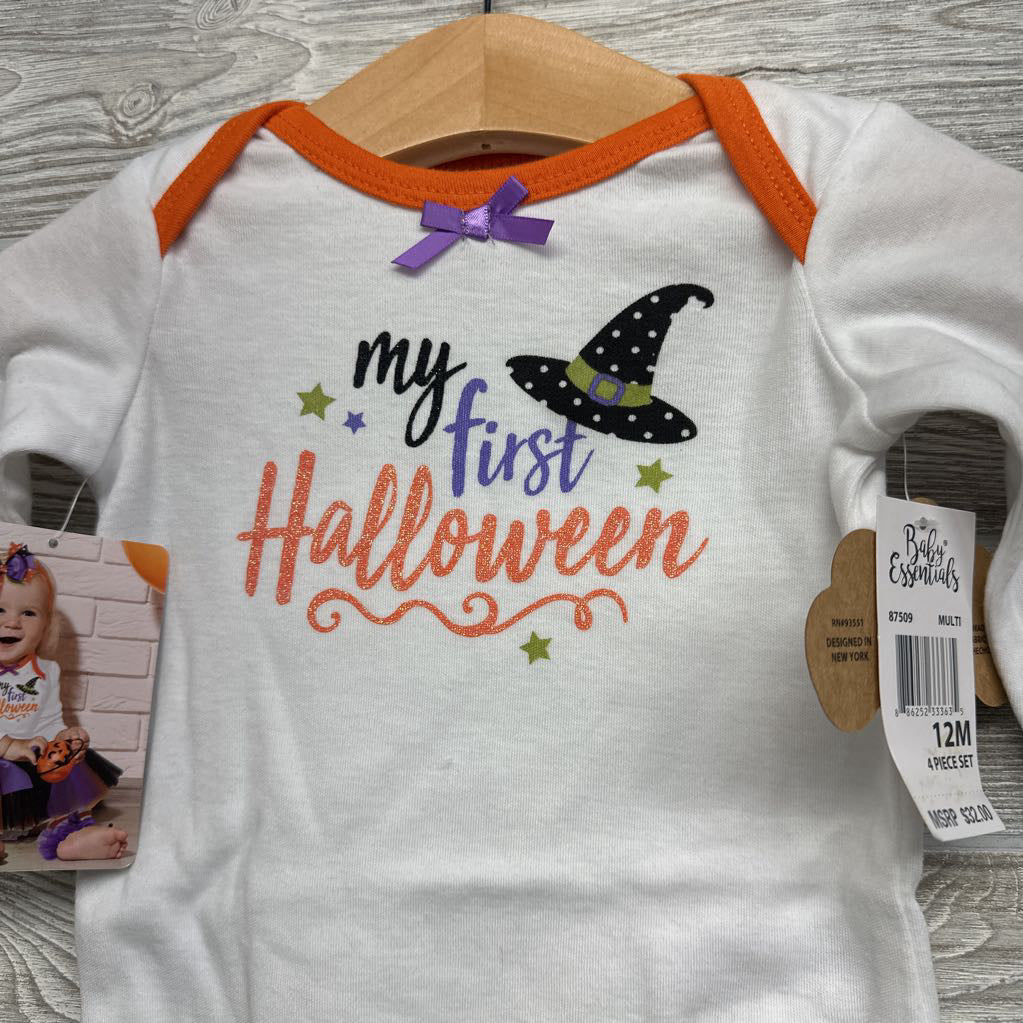 NEW LS Bodysuit My First Halloween 12M