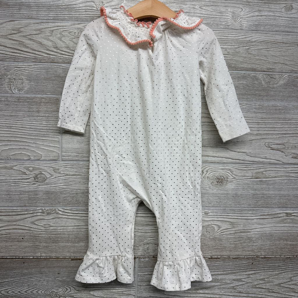 LS Outfit Dots Pumpkin 24M