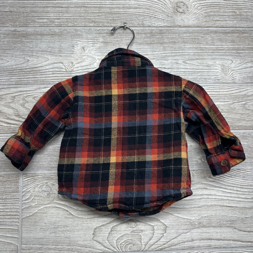 Plaid Button Up Shirt 3-6M