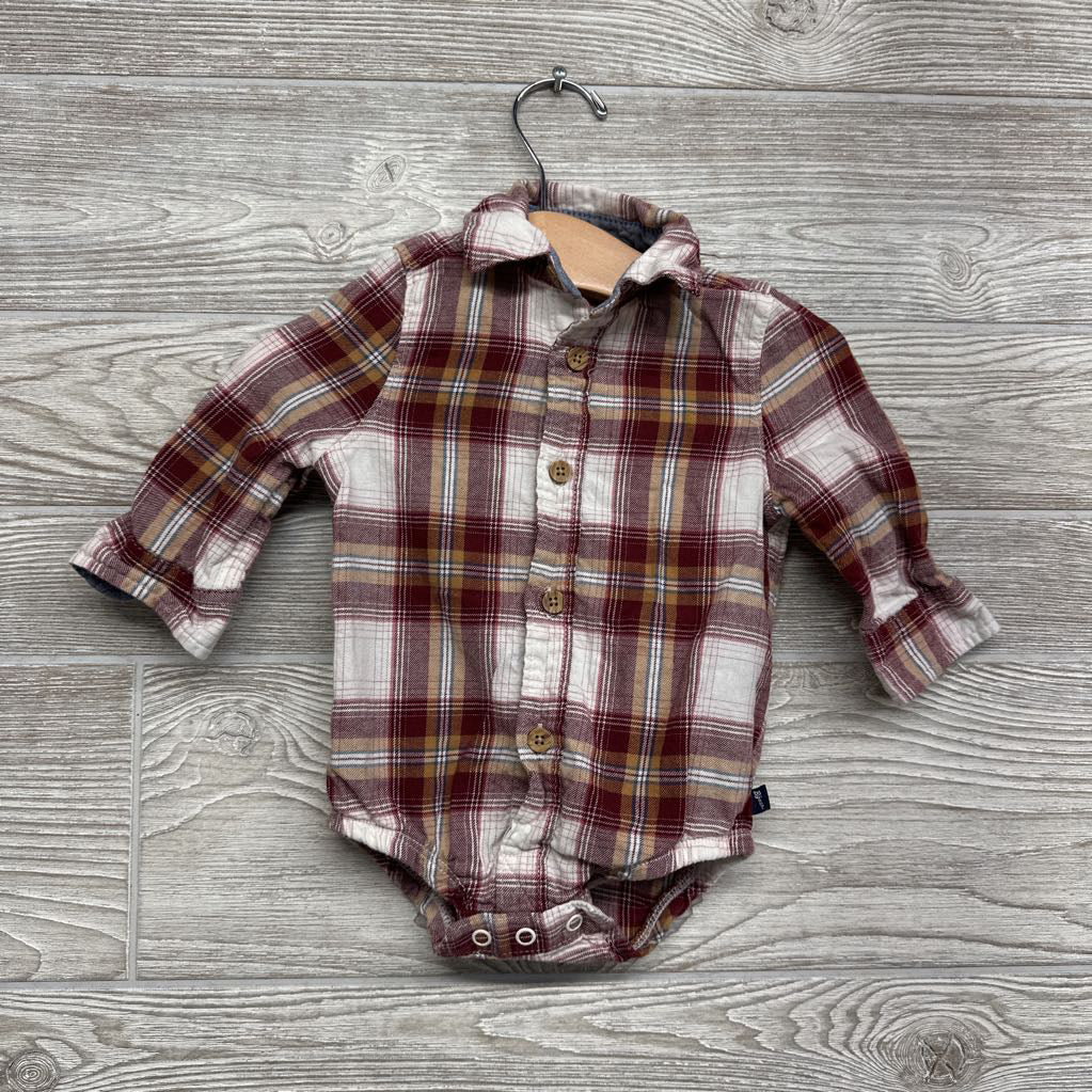 Plaid Button Up Shirt 6M