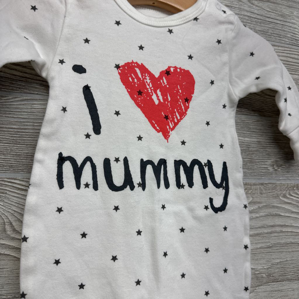 Outfit I Heart Mummy 3-6M