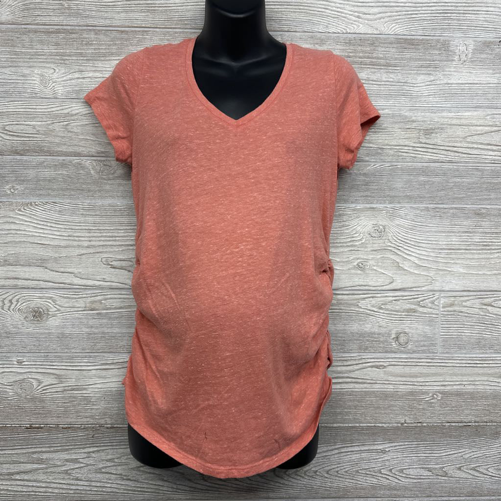 V Neck Ruched Shirt Medium