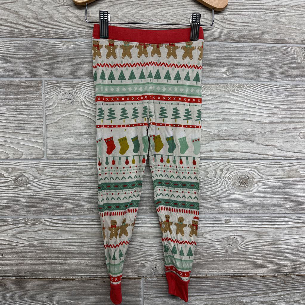 2 Pc LS Bamboo PJs Nordic Stockings Gingerbread 2T *