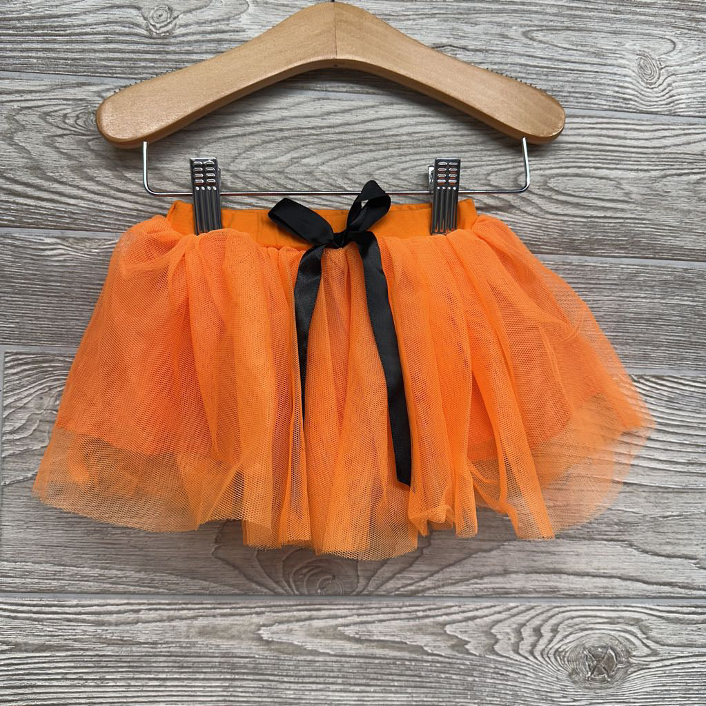 LS Shirt Pumpkin & Tulle Skirt 18-24M