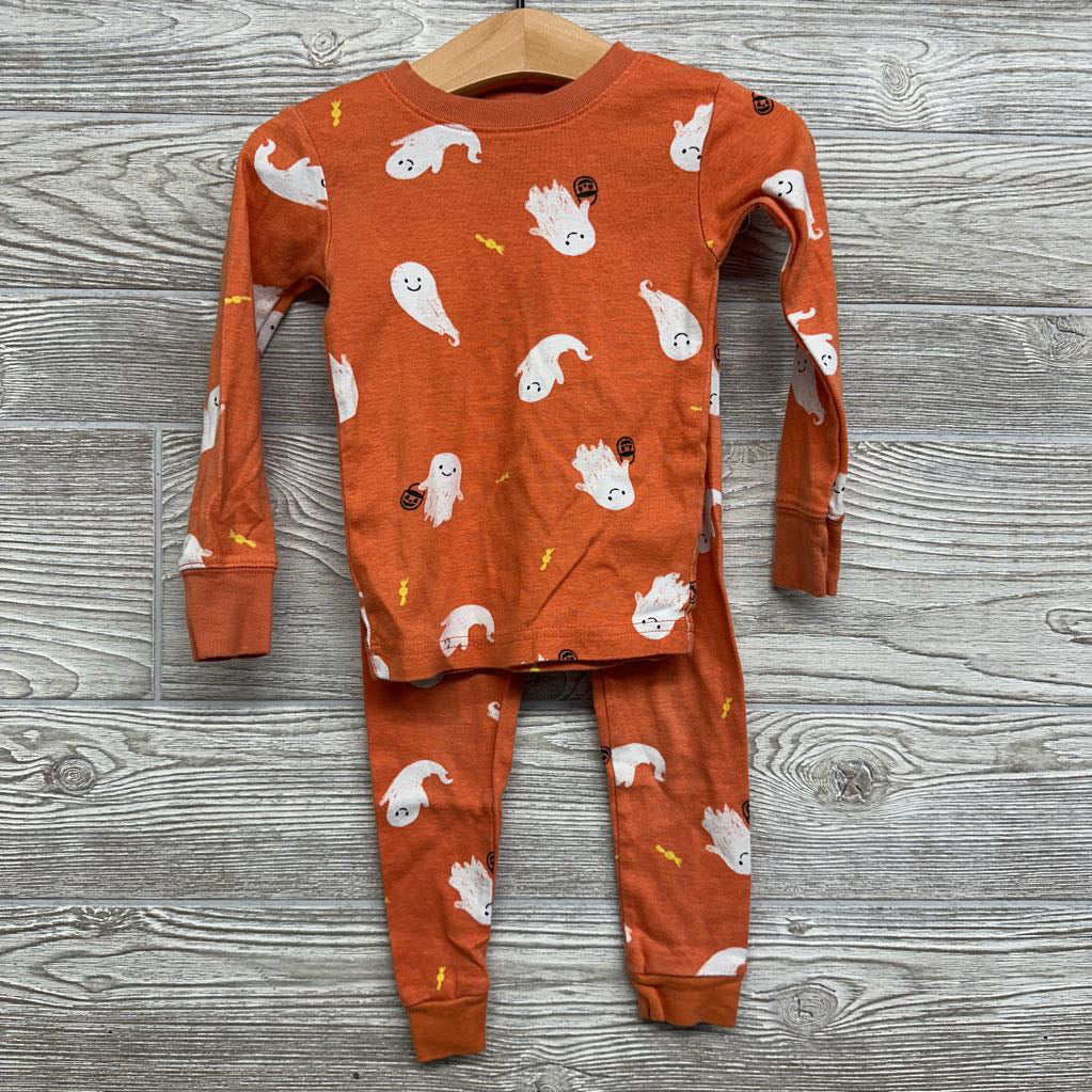 2 Pc LS PJs Ghosts Candy 2T