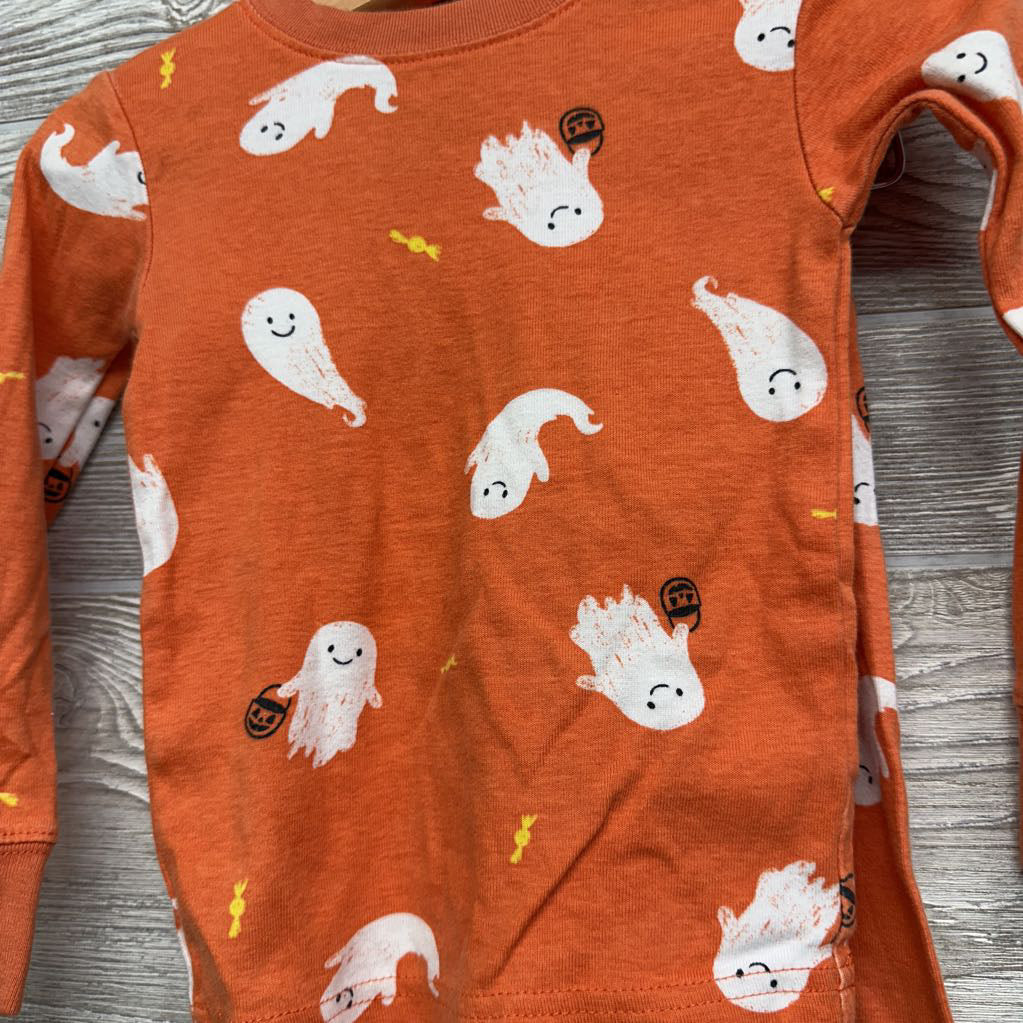 2 Pc LS PJs Ghosts Candy 2T