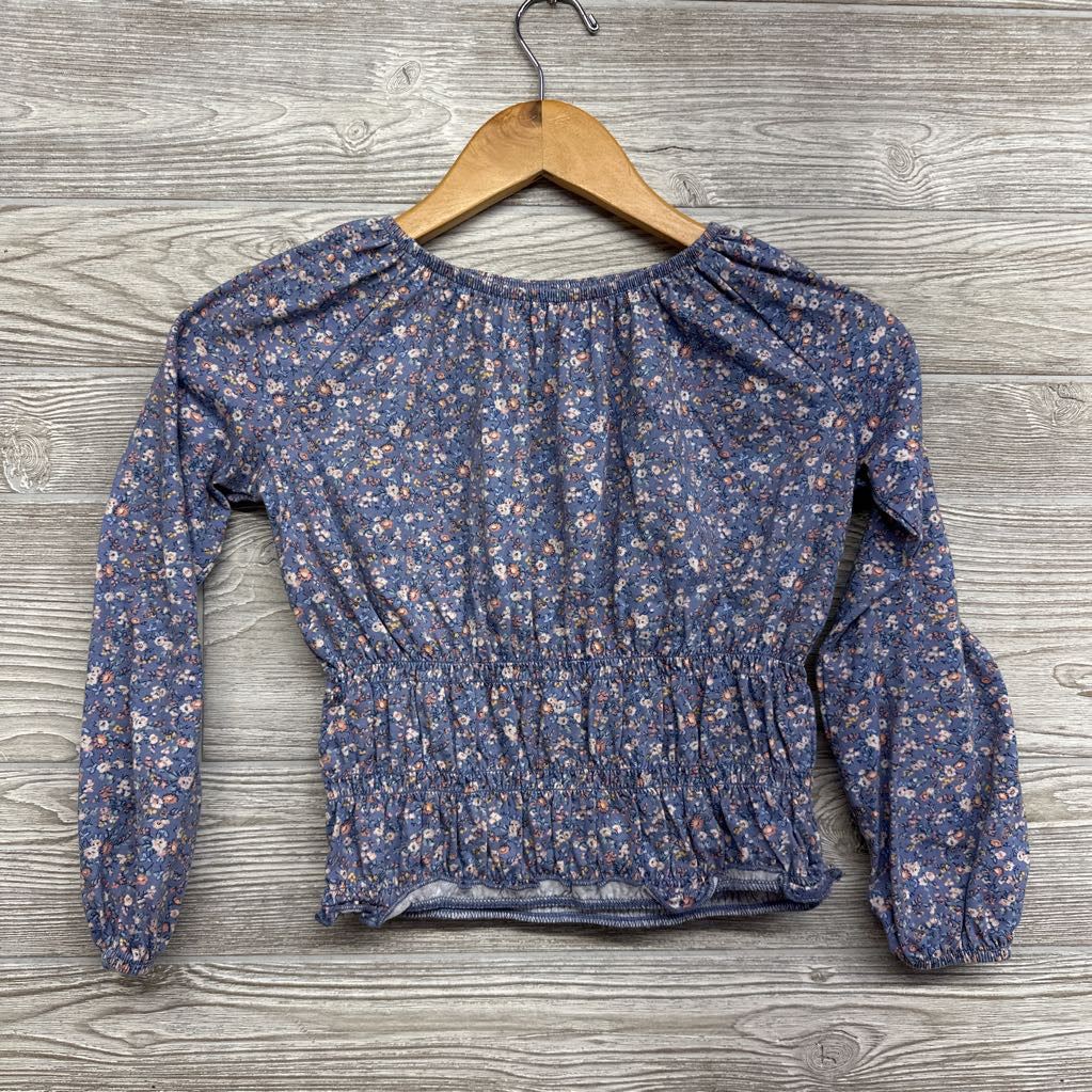 LS Shirt Flowers Lettuce Trim 10