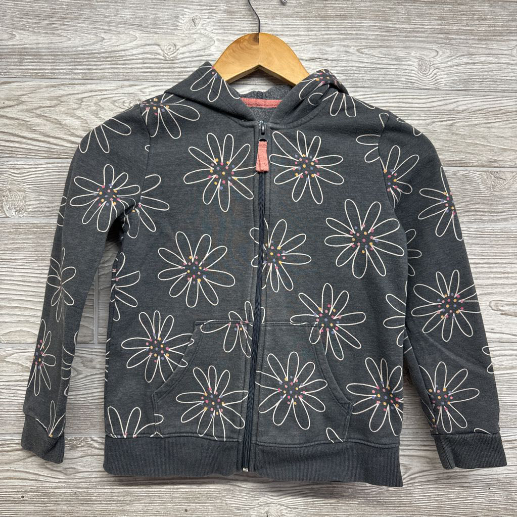 Full Zip Hoodie Flowers 7-8 *