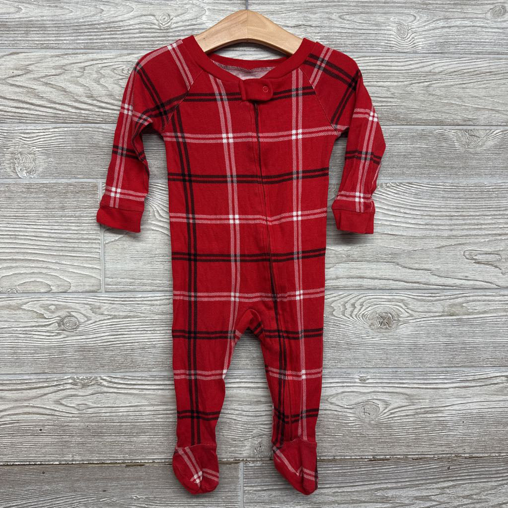 Plaid Sleeper 6-9M