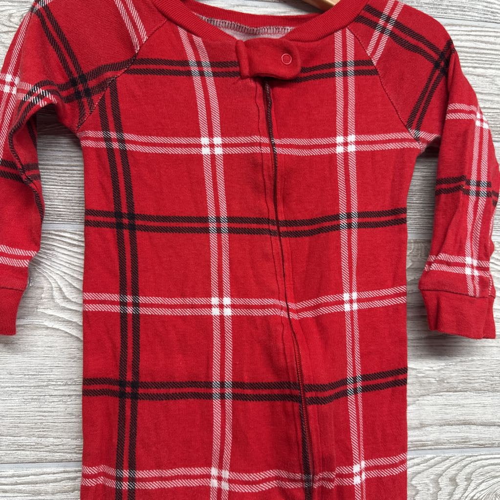 Plaid Sleeper 6-9M