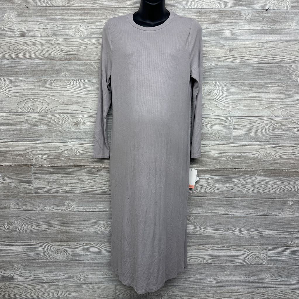 NEW LS Ribbed Bodycon Dress Large
