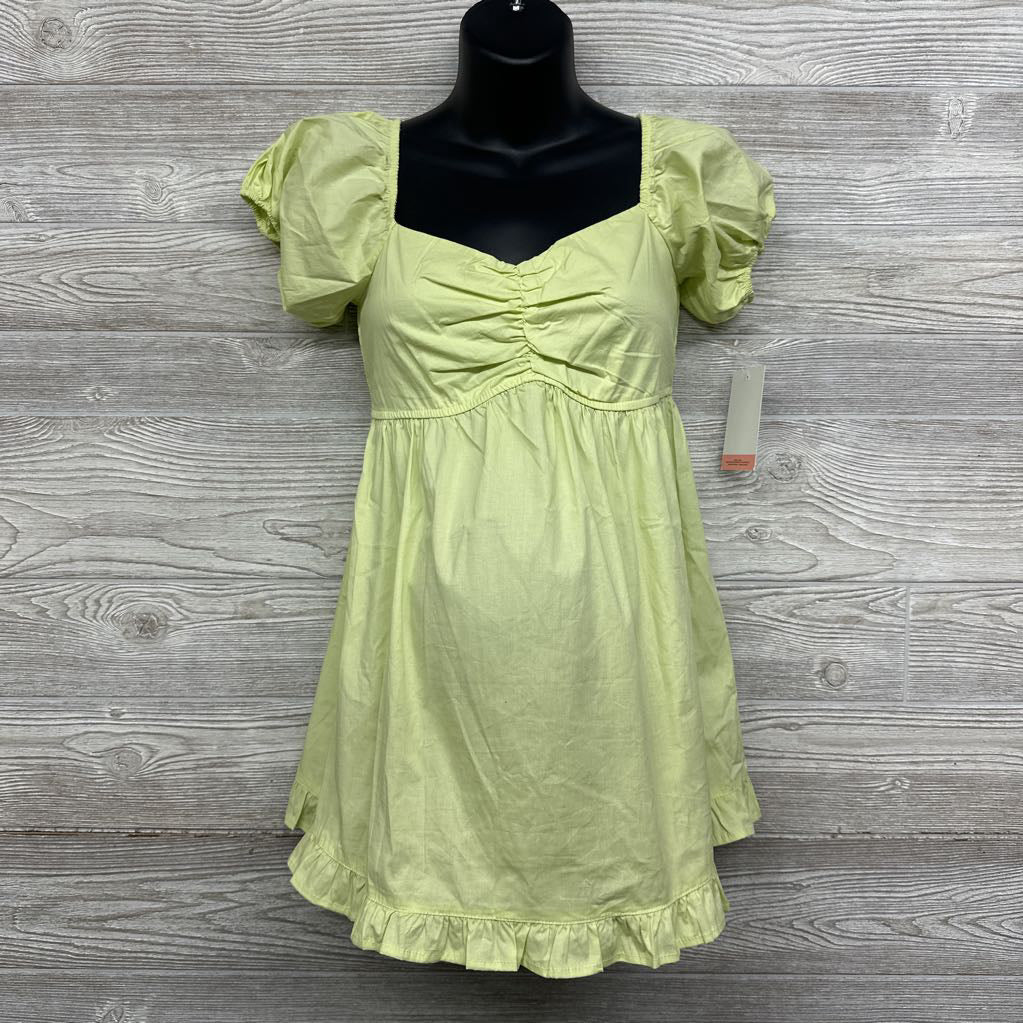 NEW Cap Sleeve Blouse Smocked Back XS