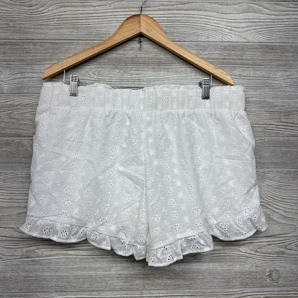 NEW Eyelet Flower Shorts Large