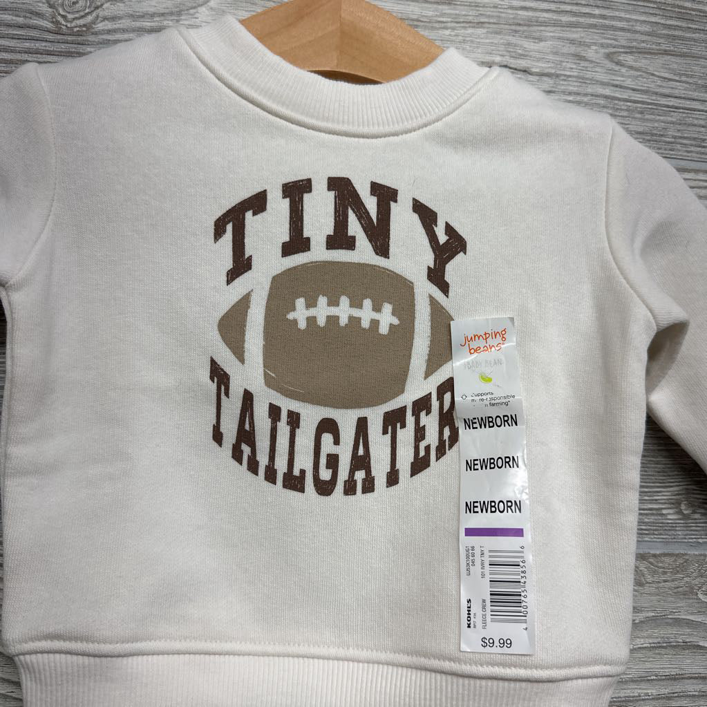 NEW Crewneck Tiny Tailgater NB