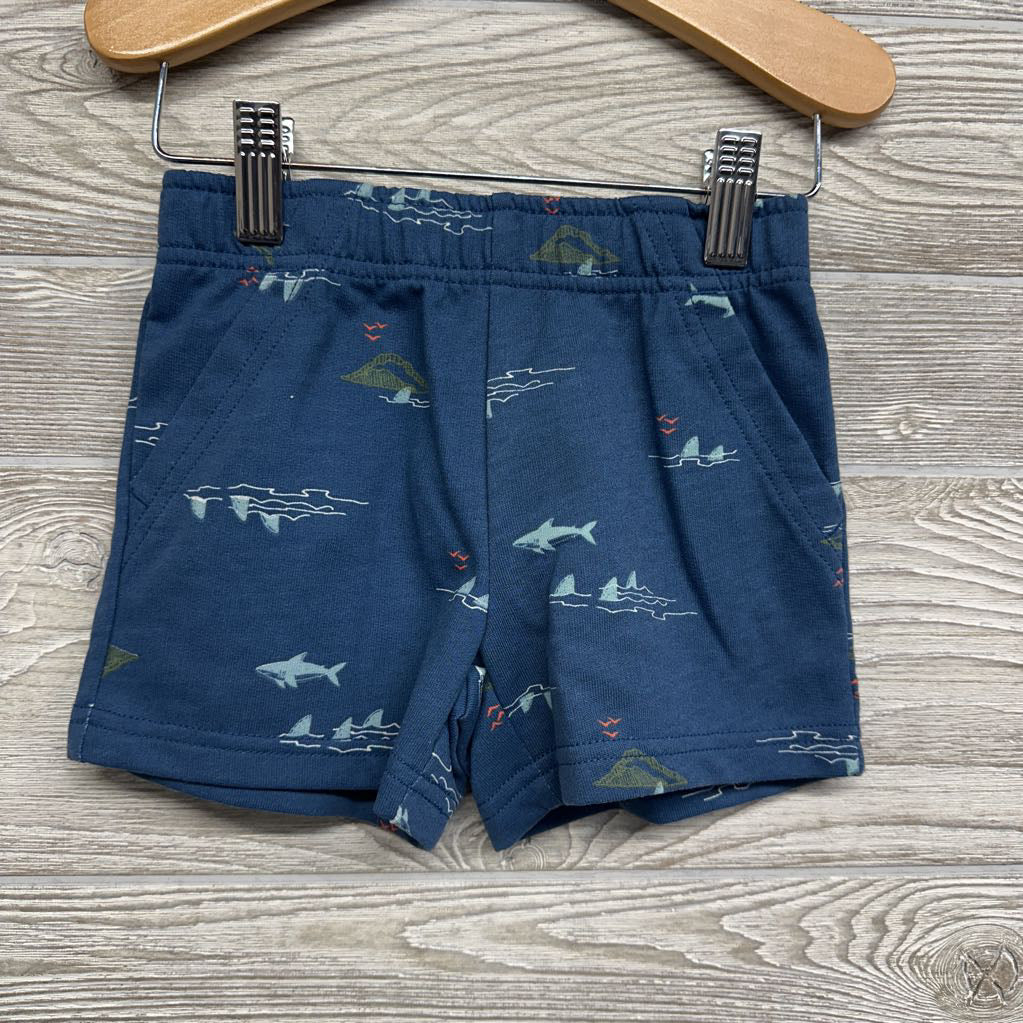 Nw/oT French Terry Shorts Sharks 2t