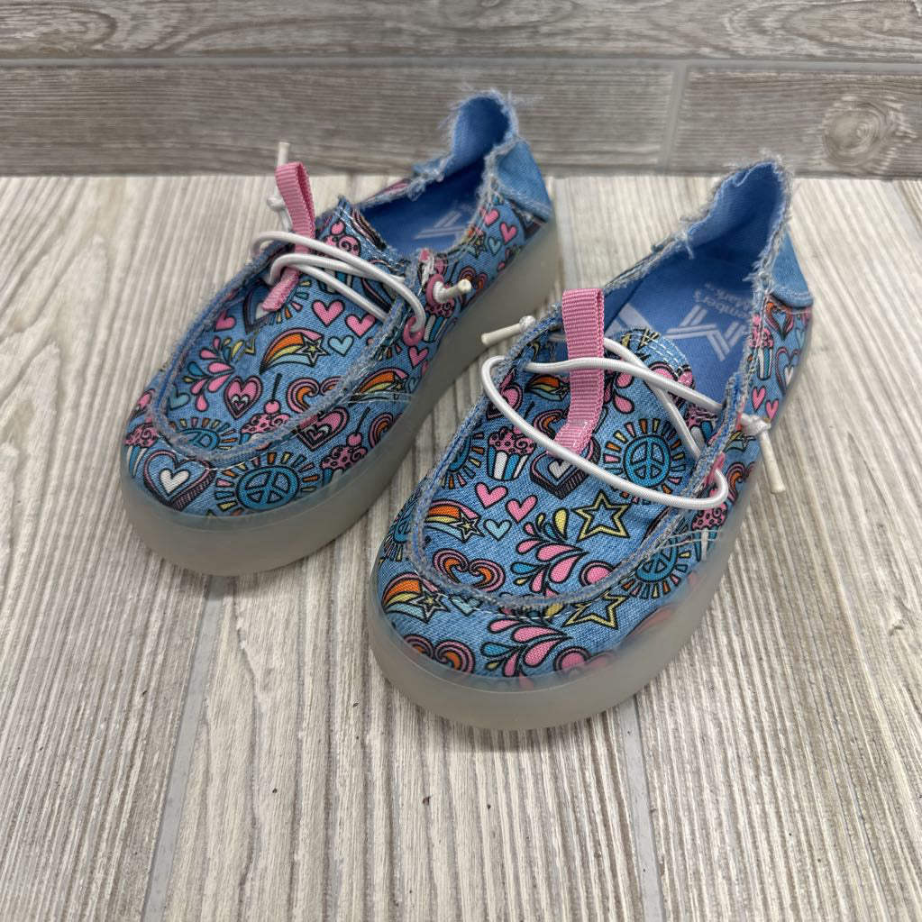 Nw/oT Slip On Shoes Hearts, Stars 8c