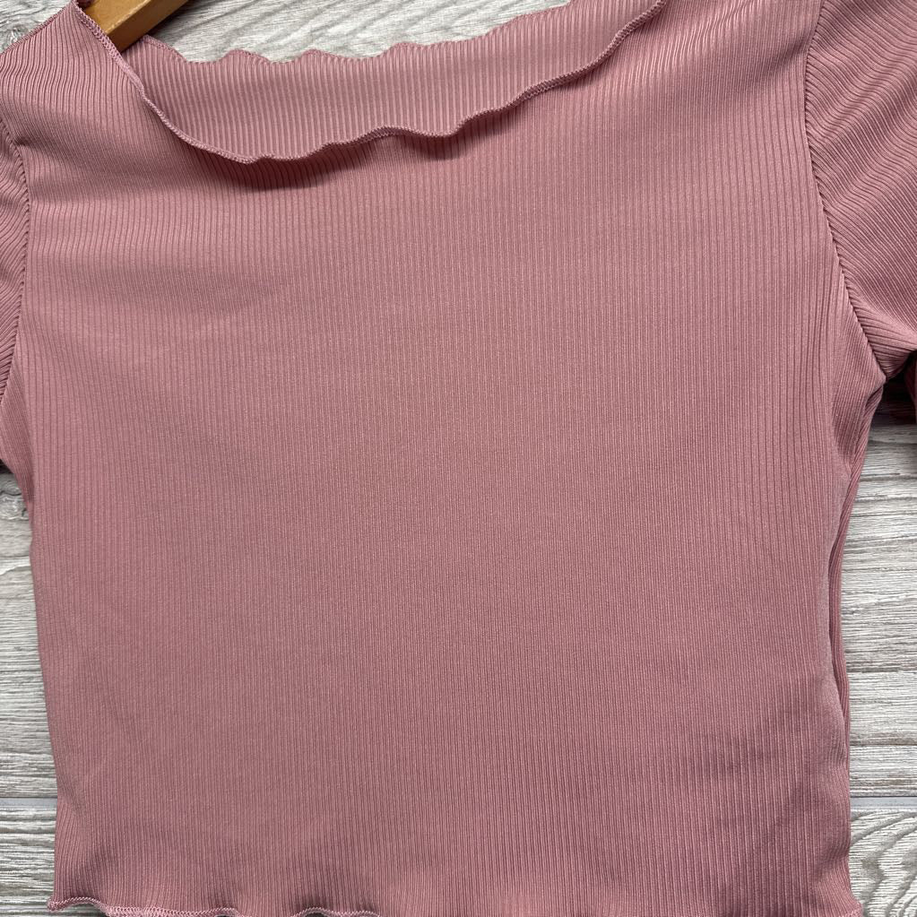 Cropped Ribbed LS Shirt 8