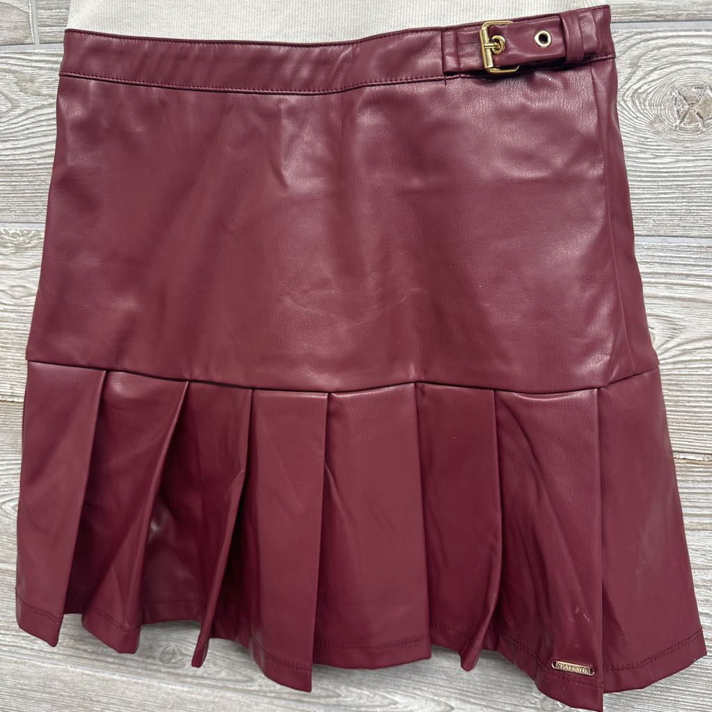 Ribbed & Faux Leather Skirt Dress 10