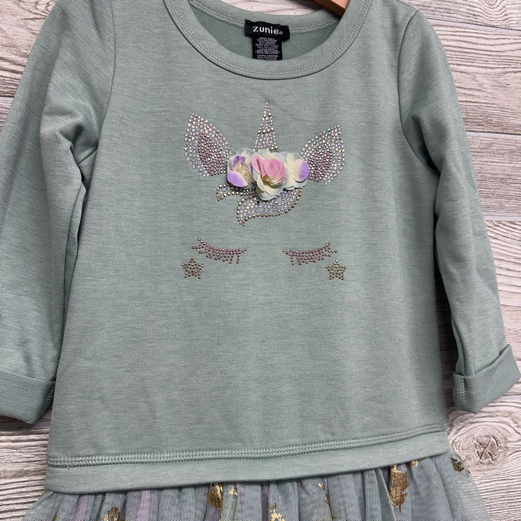 Dress Unicorn Rhinestones & Tulle Skirt 6