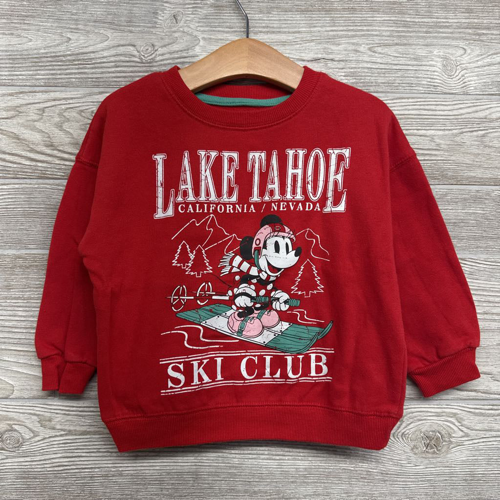 Crewneck Lake Tahoe California Minnie Mouse 3t