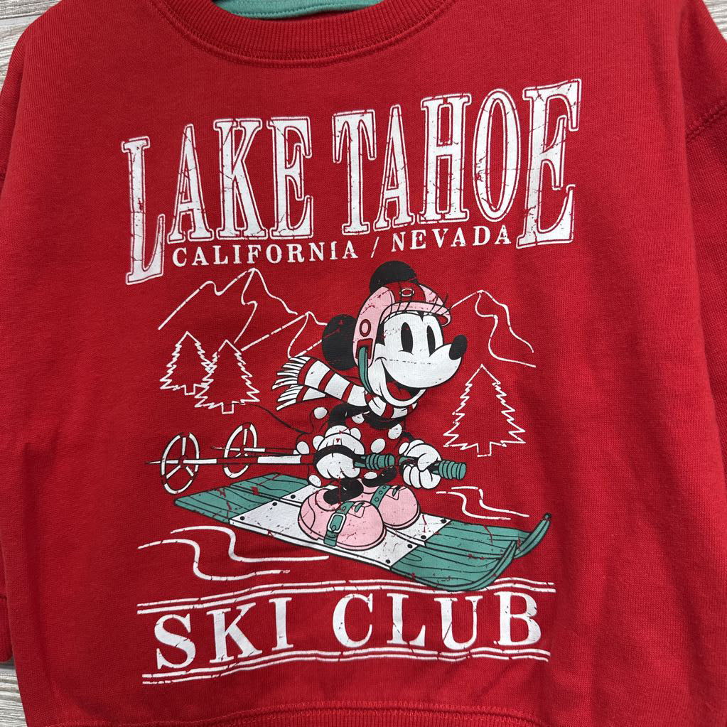 Crewneck Lake Tahoe California Minnie Mouse 3t