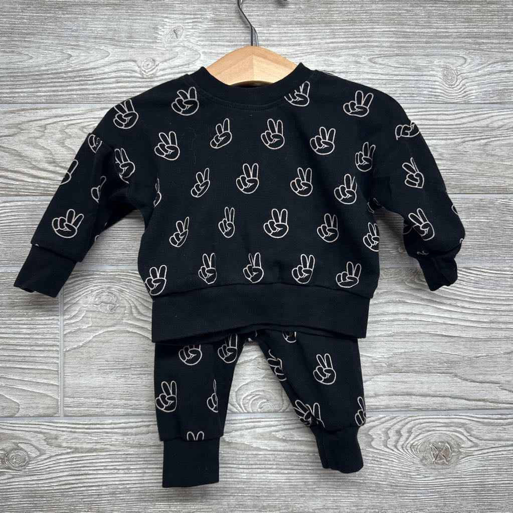 Crewneck & Jogger Peace 3-6M