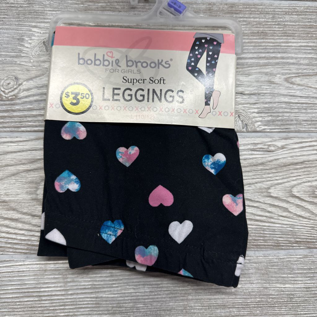 NEW Leggings Hearts 10-12