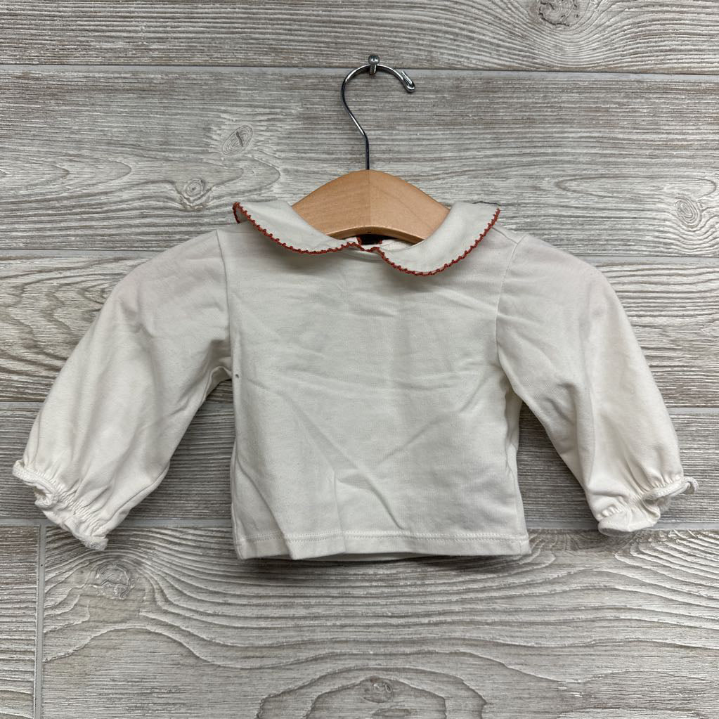 Knit Sweater Romper & Collared Bodysuit 0-3M