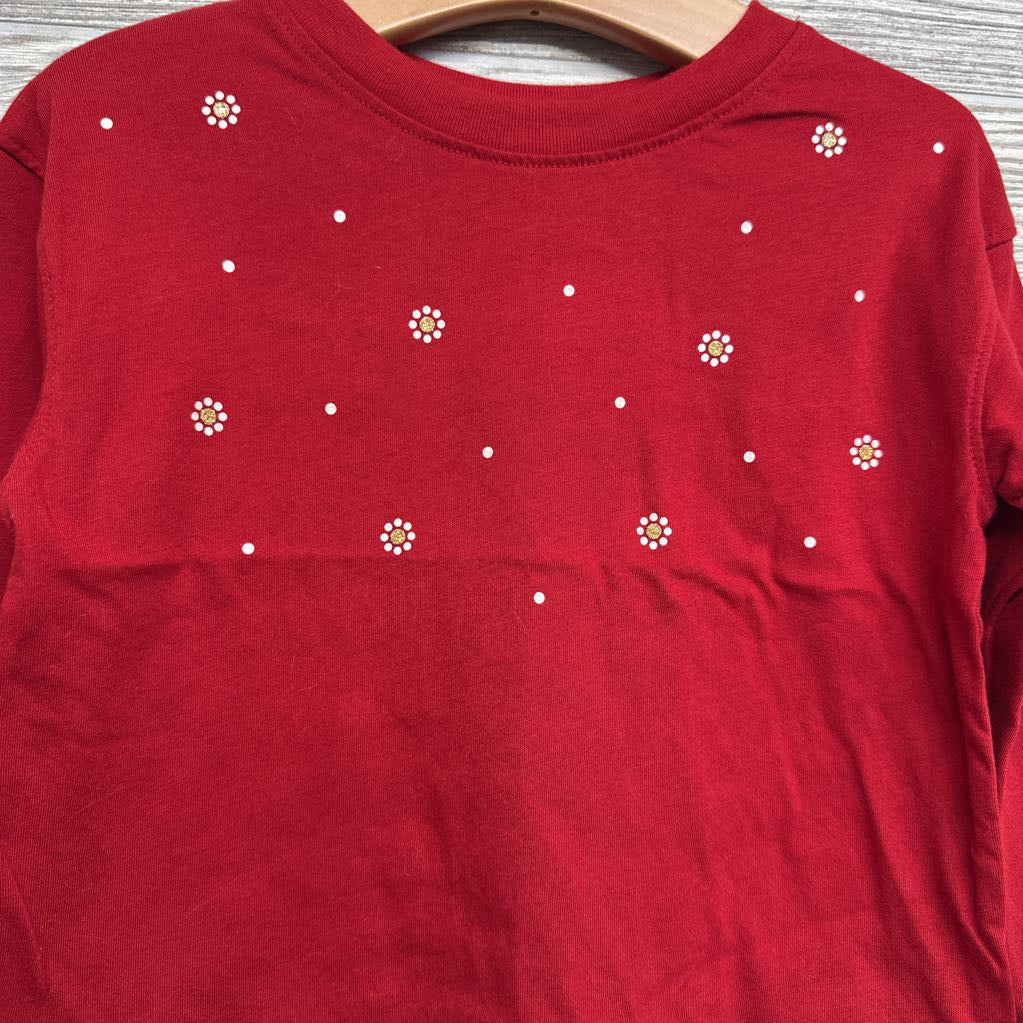 LS Shirt Flowers 3t