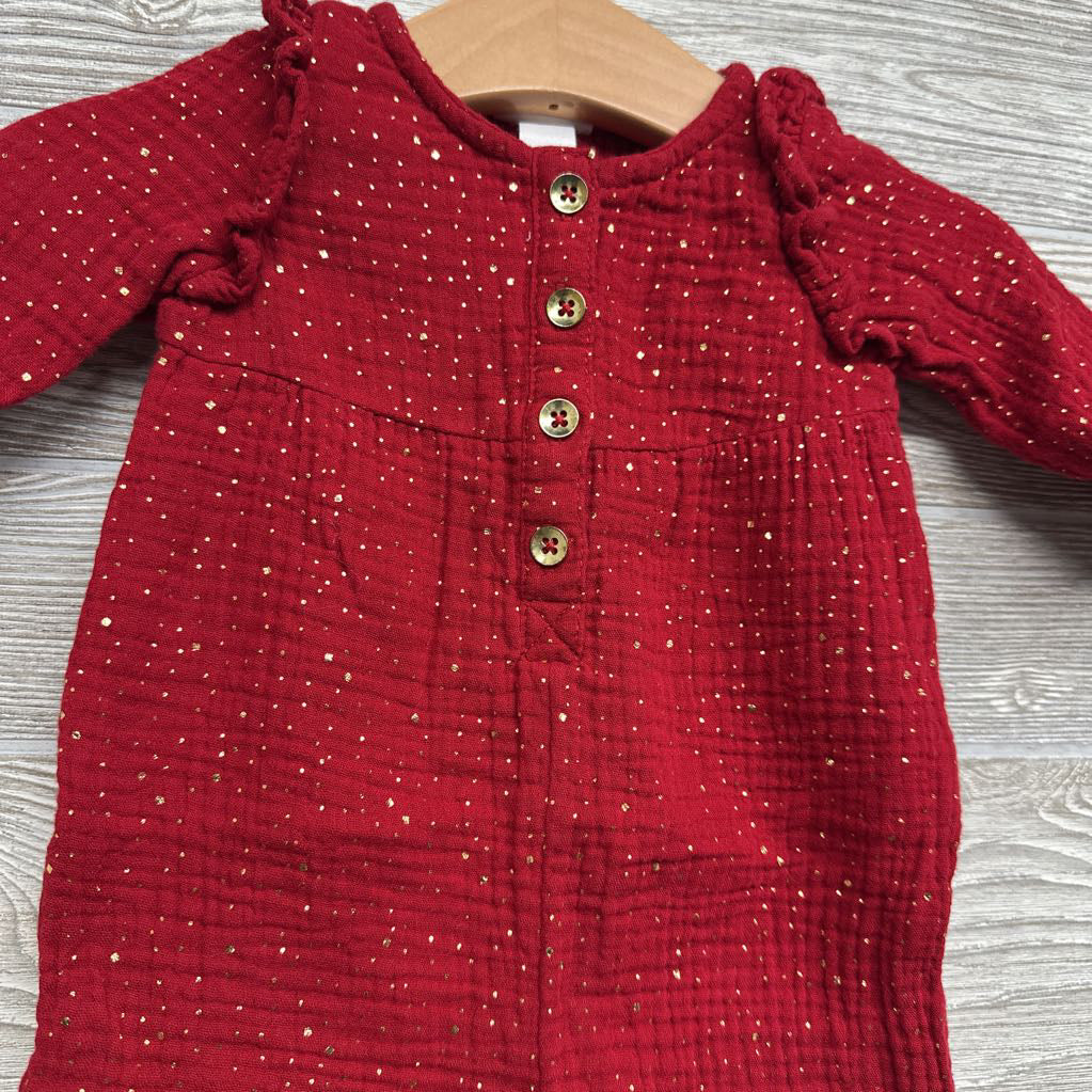 Muslin Outfit Glitter Specs 0-3M