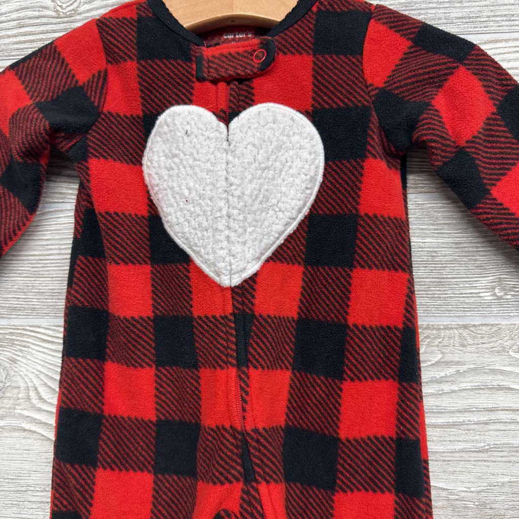 Gingham Blanket Sleeper Heart 3M
