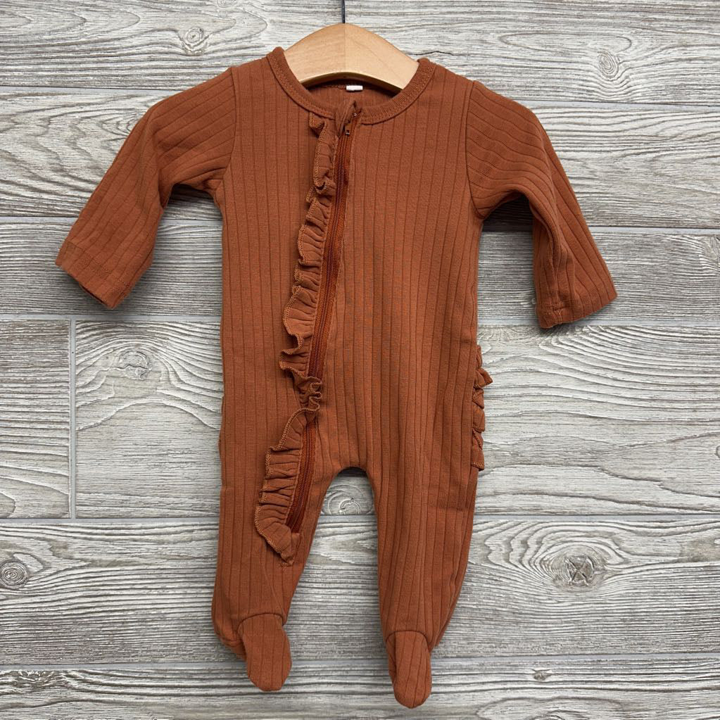 Ribbed Ruffle Outfit 3M