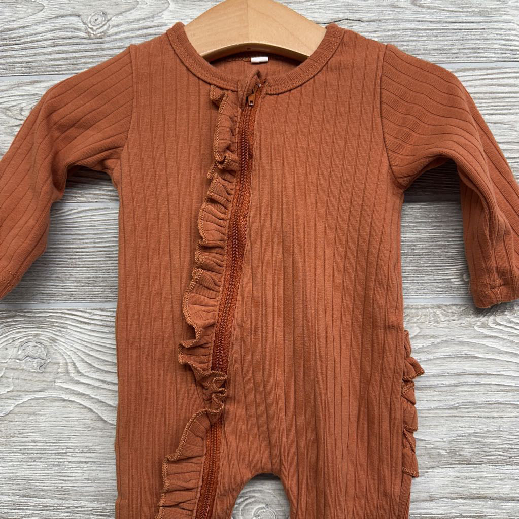Ribbed Ruffle Outfit 3M