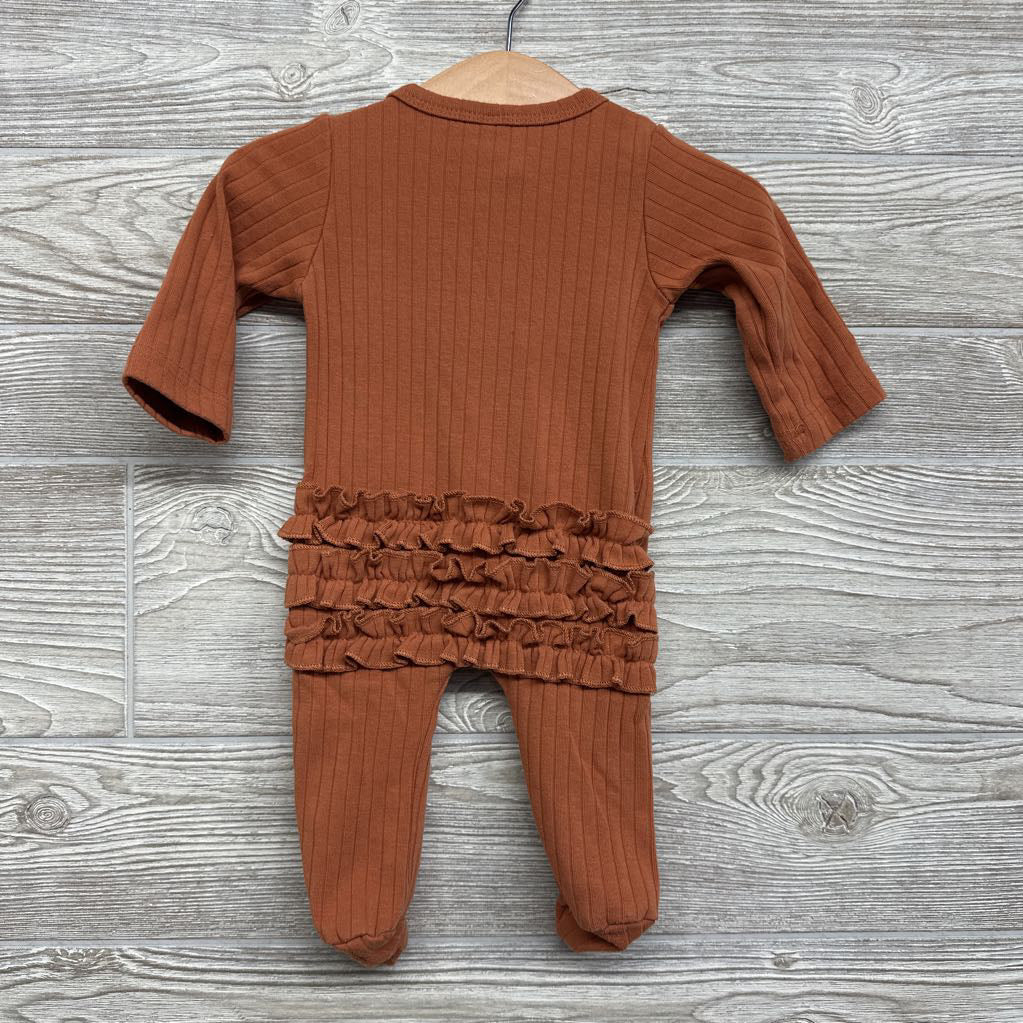Ribbed Ruffle Outfit 3M