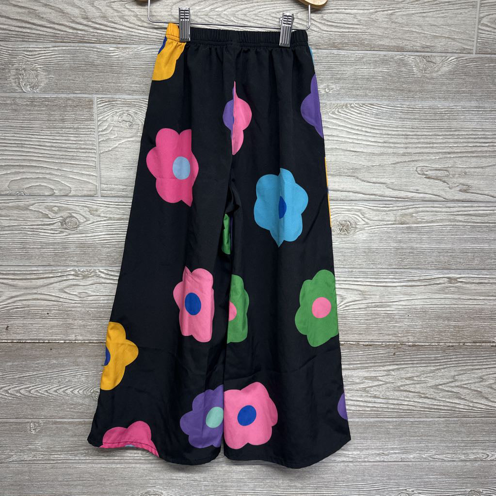 Wide Leg Pants Flowers 7