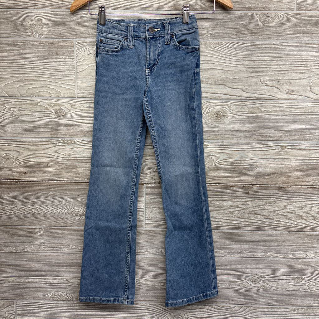 Bootcut Jeans Embroidered Pockets 8 Slim