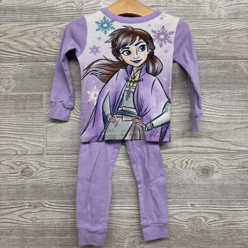 2 Pc LS PJs Anna Snowflakes 3T